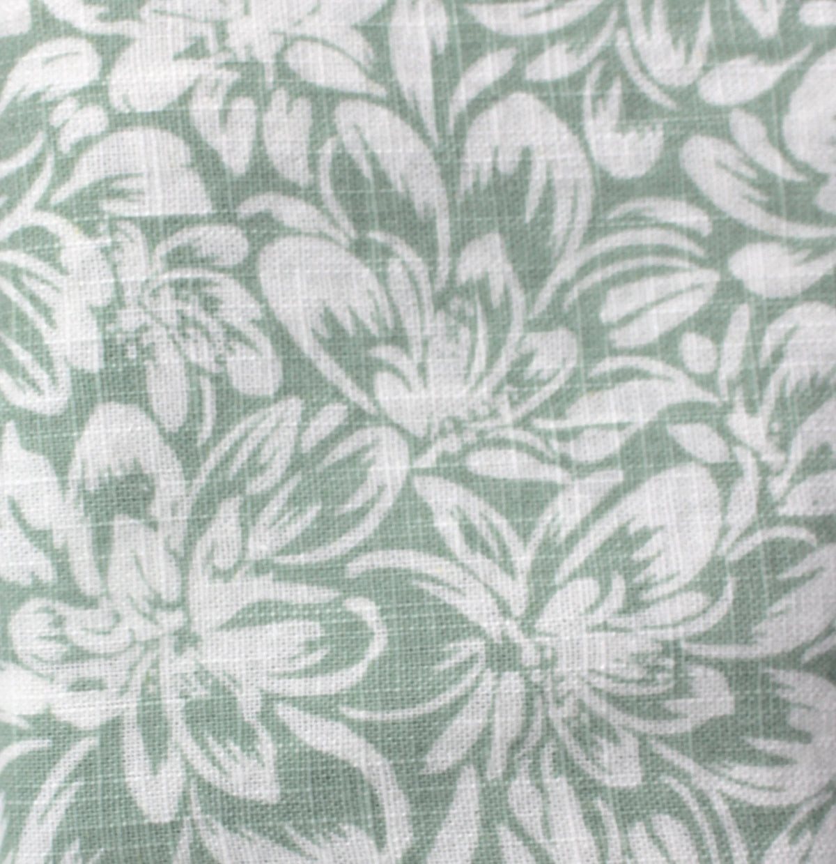 celadon peony linen