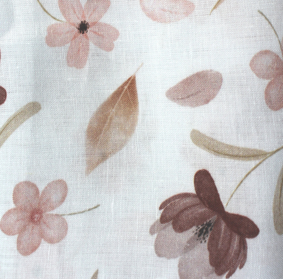 nude anemone linen flowers