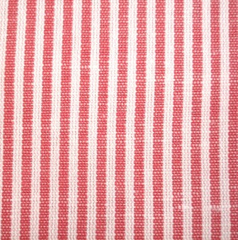 Tea towel half-linen stripes red