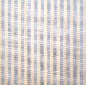 Tea towel half-linen stripes light blue