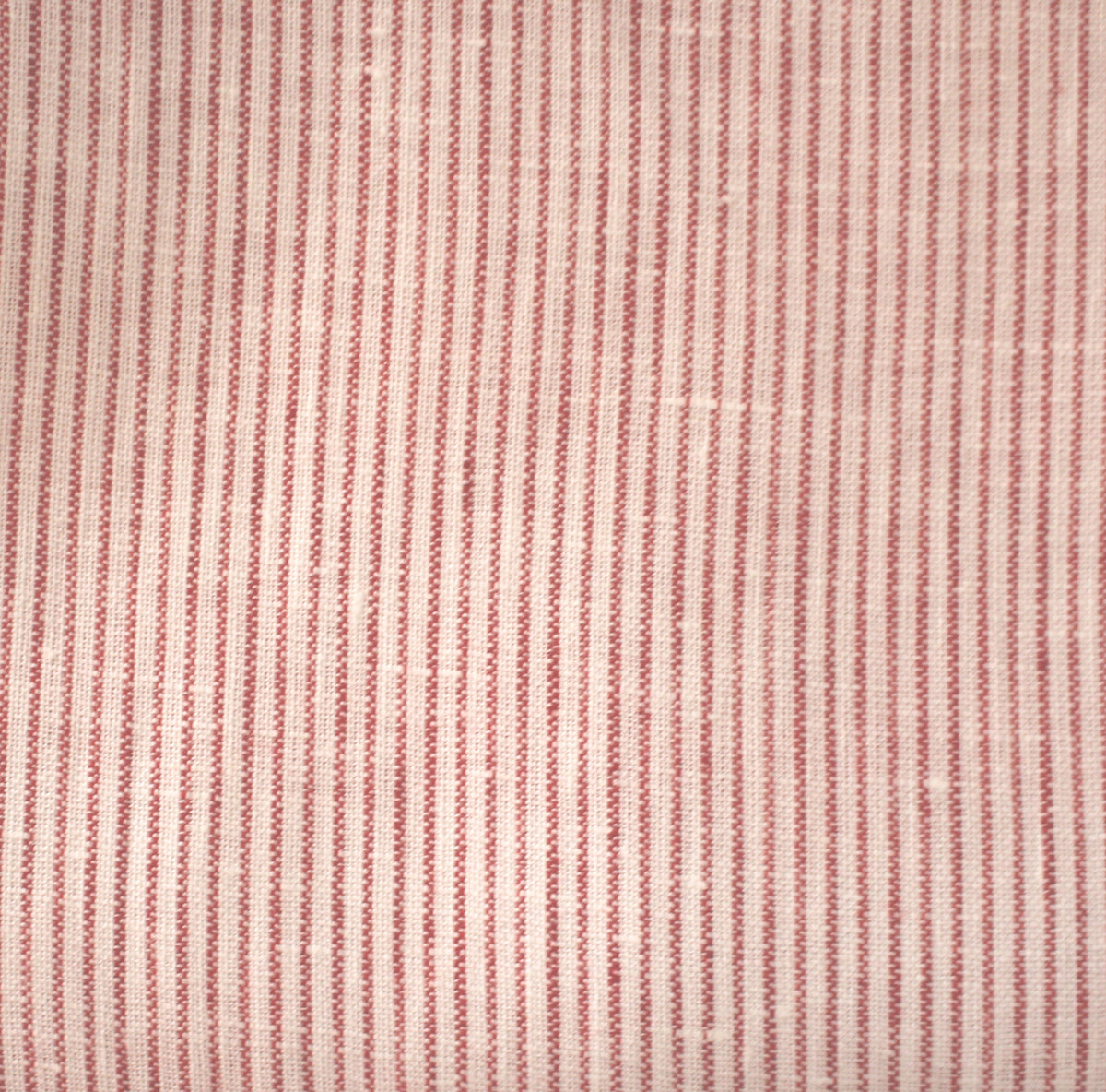 red fine striped linen summer linen