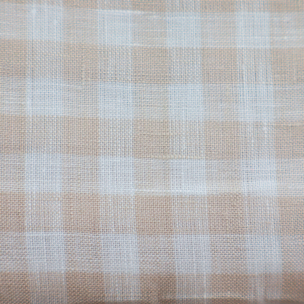 sand checked linen summer linen