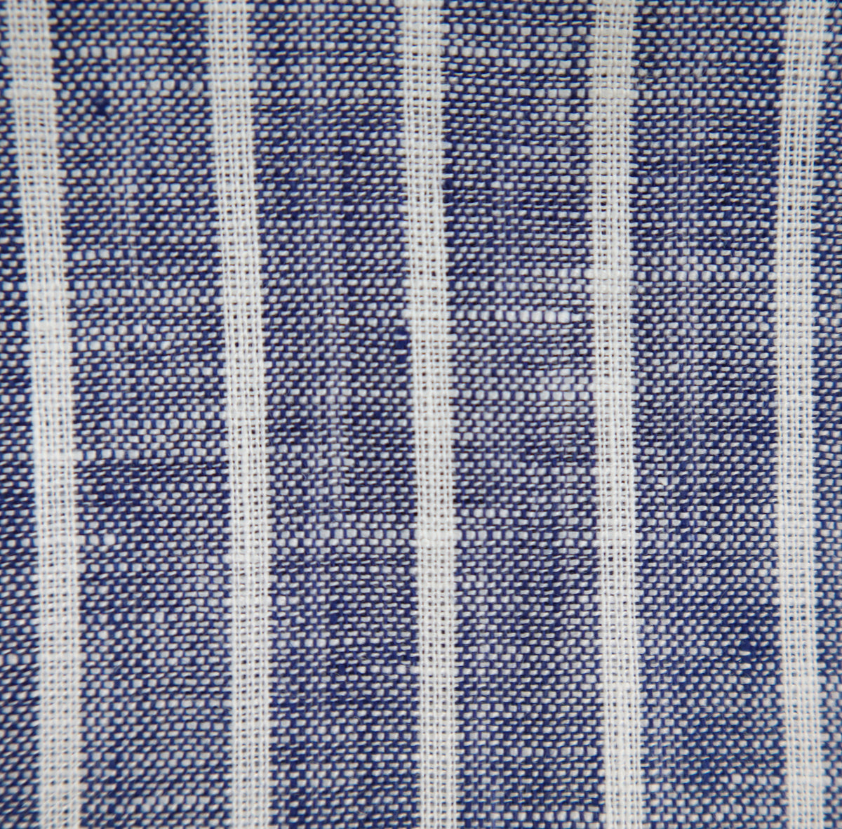 fjord blue wide striped linen summer linen