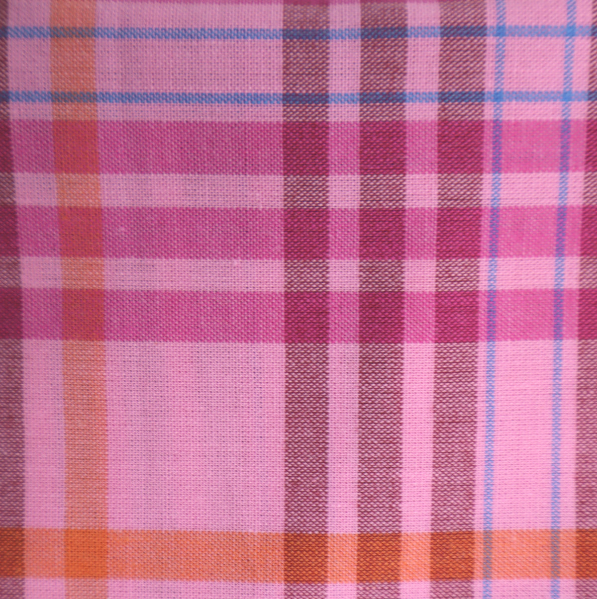 pink orange Madras-Karo