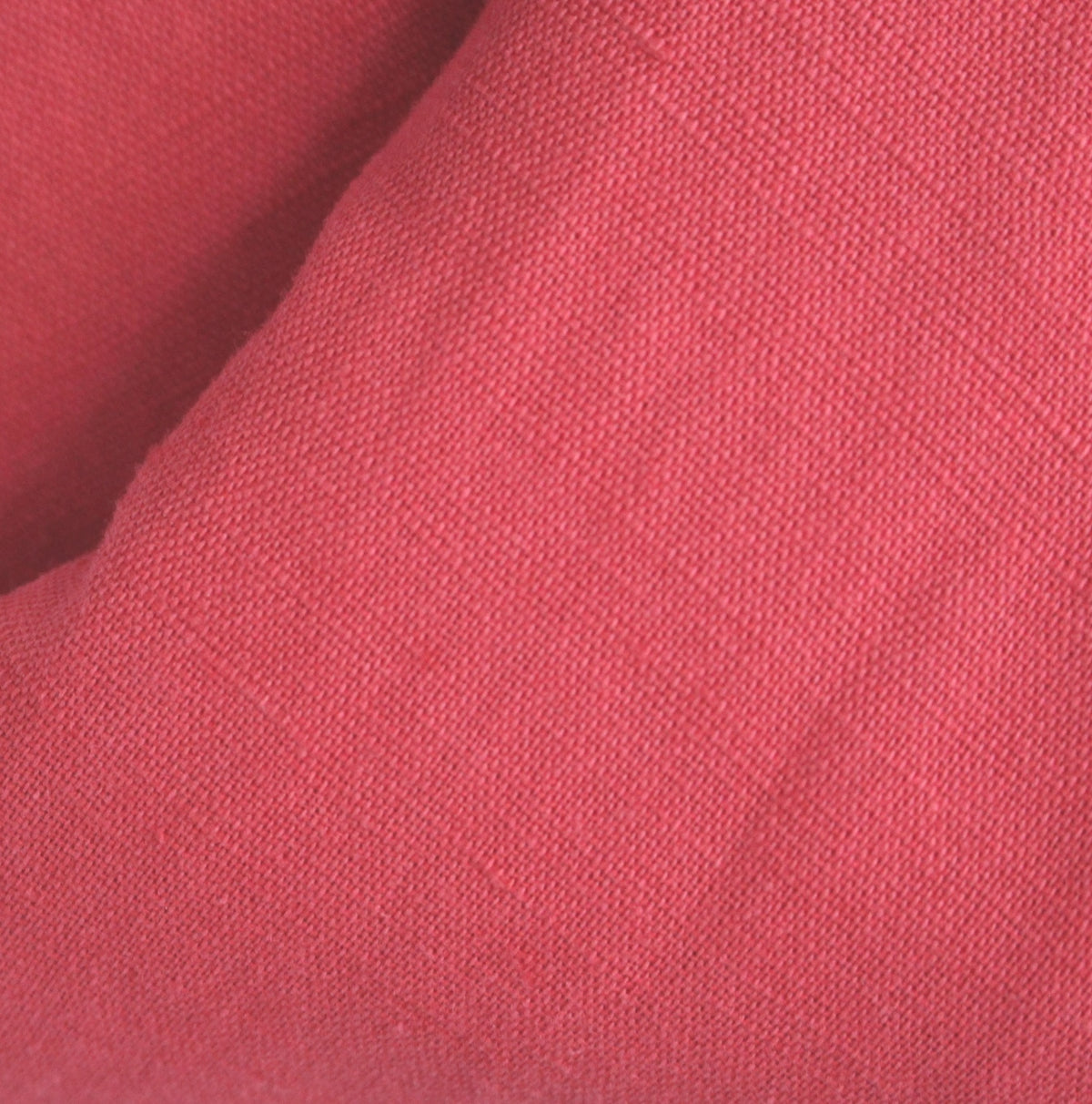 red linen/cotton plain