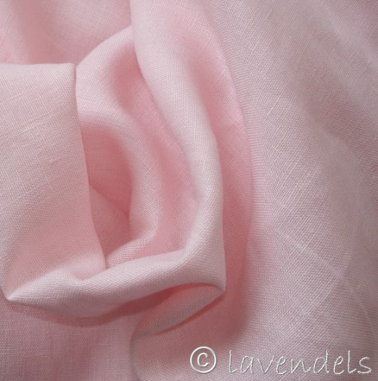 baby pink linen enzyme washed