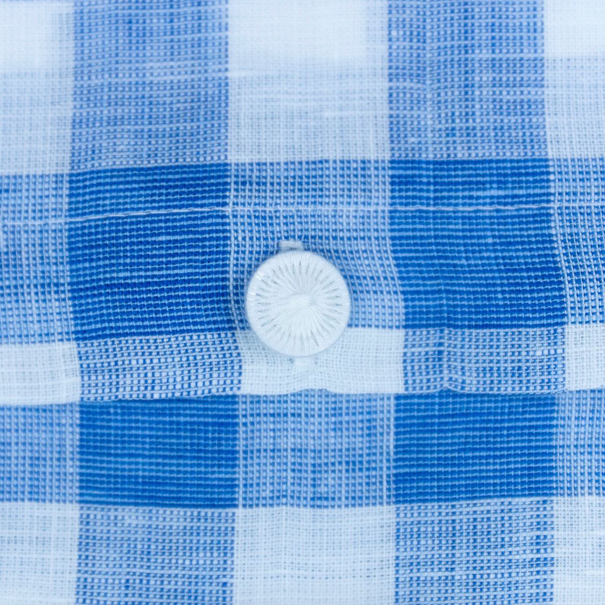 cornflower Swedish check linen