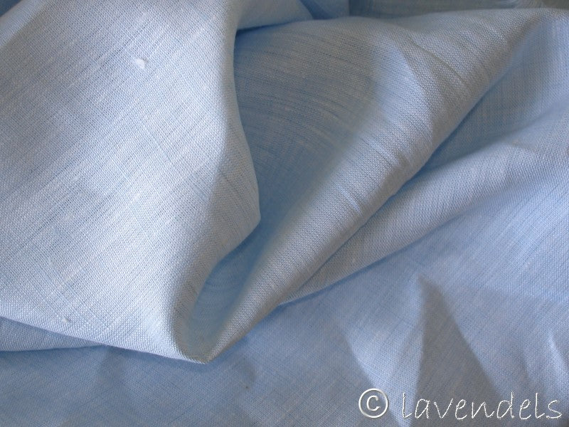 light blue linen light plain 175 cm wide