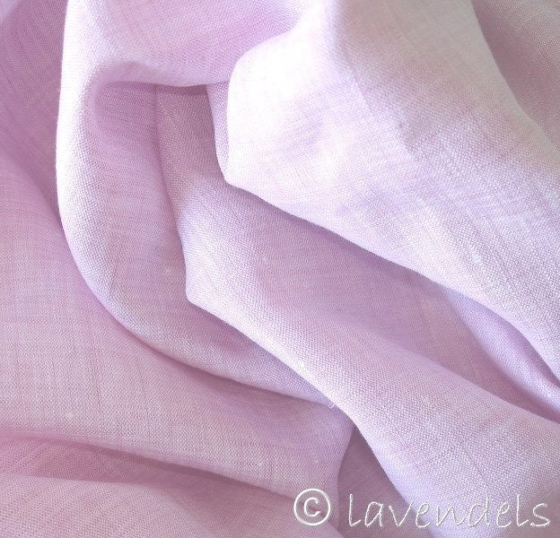 rosé linen light plain